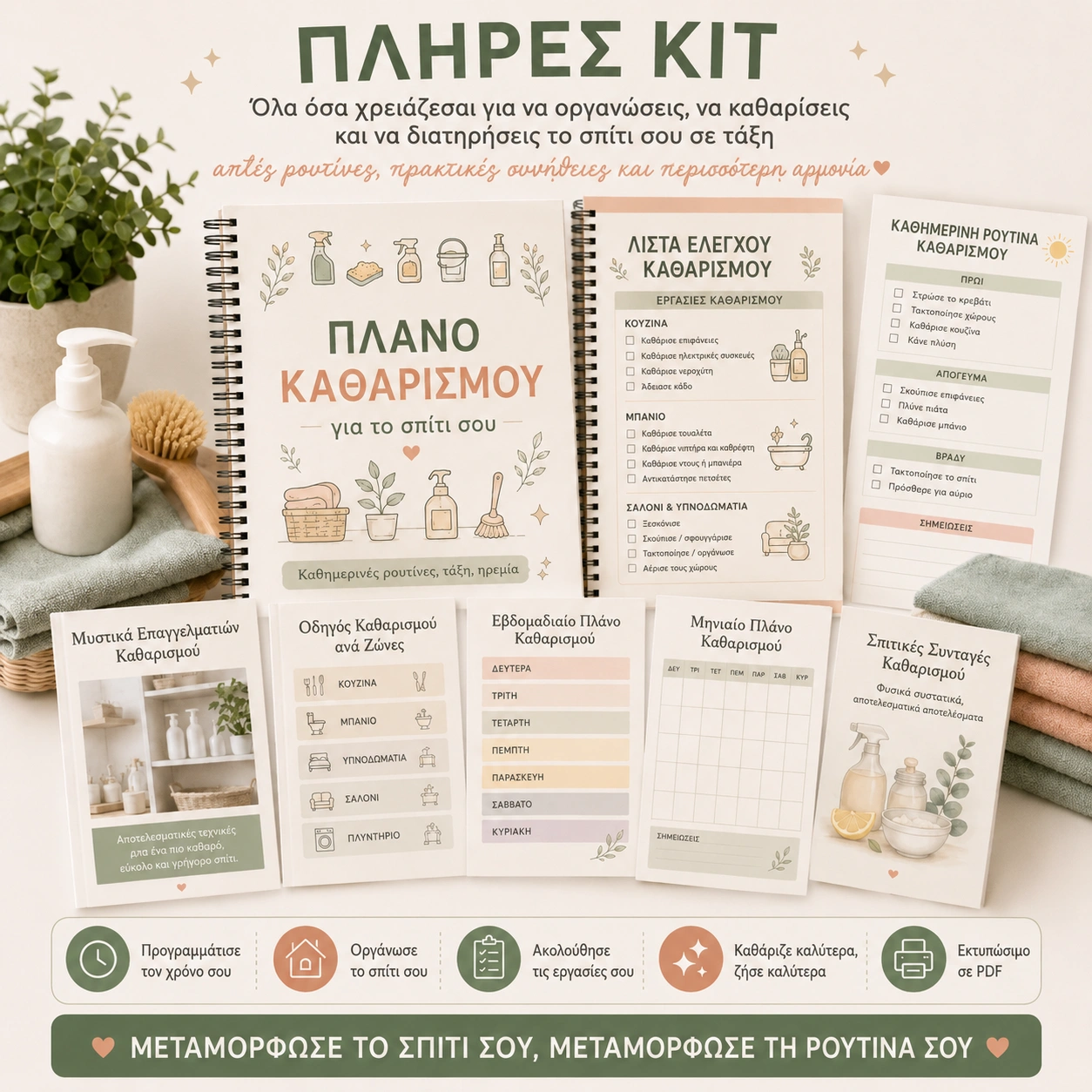 Πλήρες Κιτ - Πρόγραμμα Καθαρισμού + Δώρα