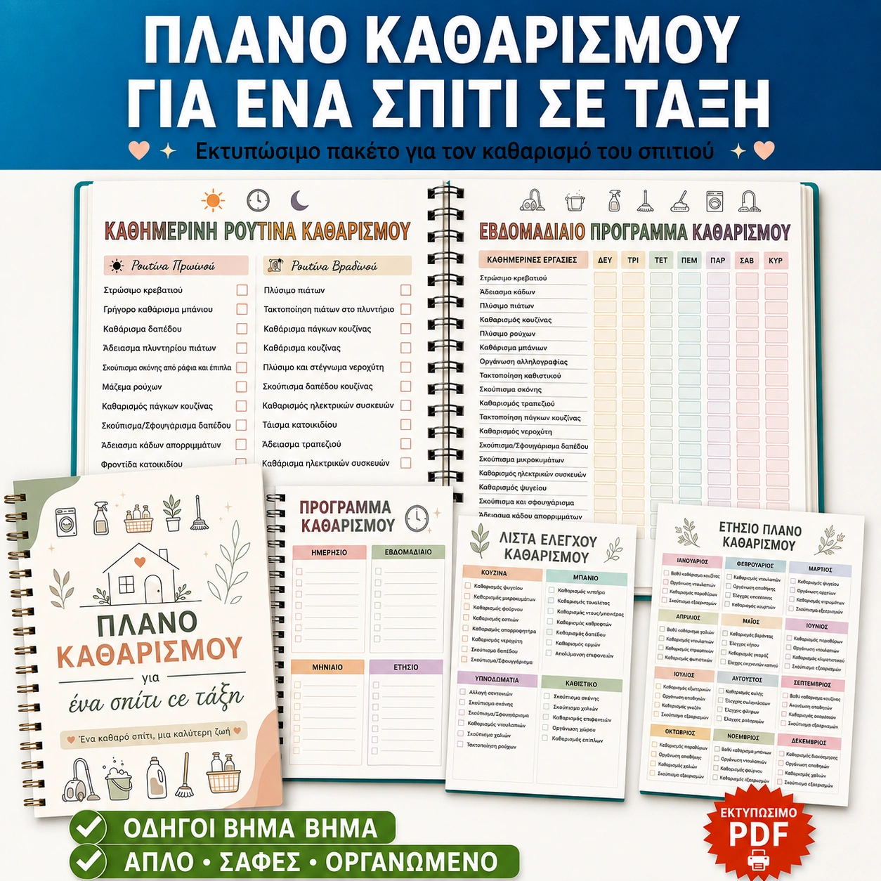 Βήμα προς βήμα του Προγράμματος Καθαρισμού